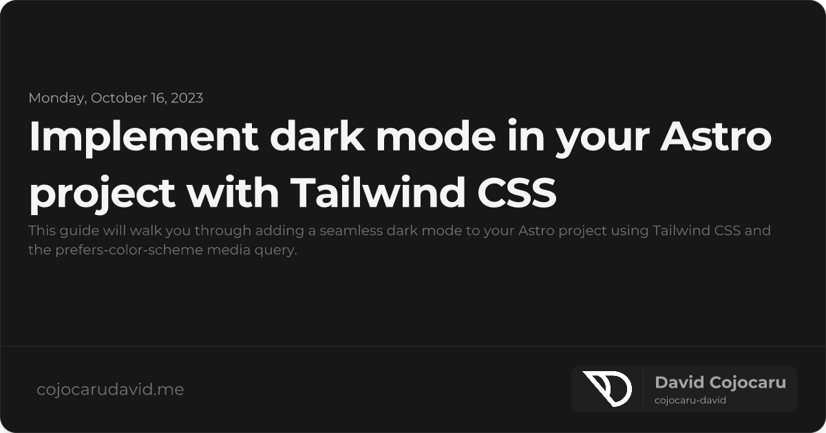 Astro logo with a dark background