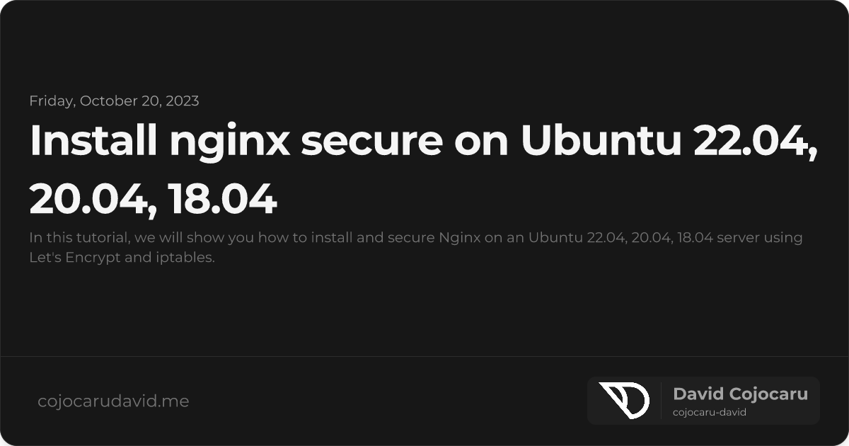 Nginx secure on Ubuntu